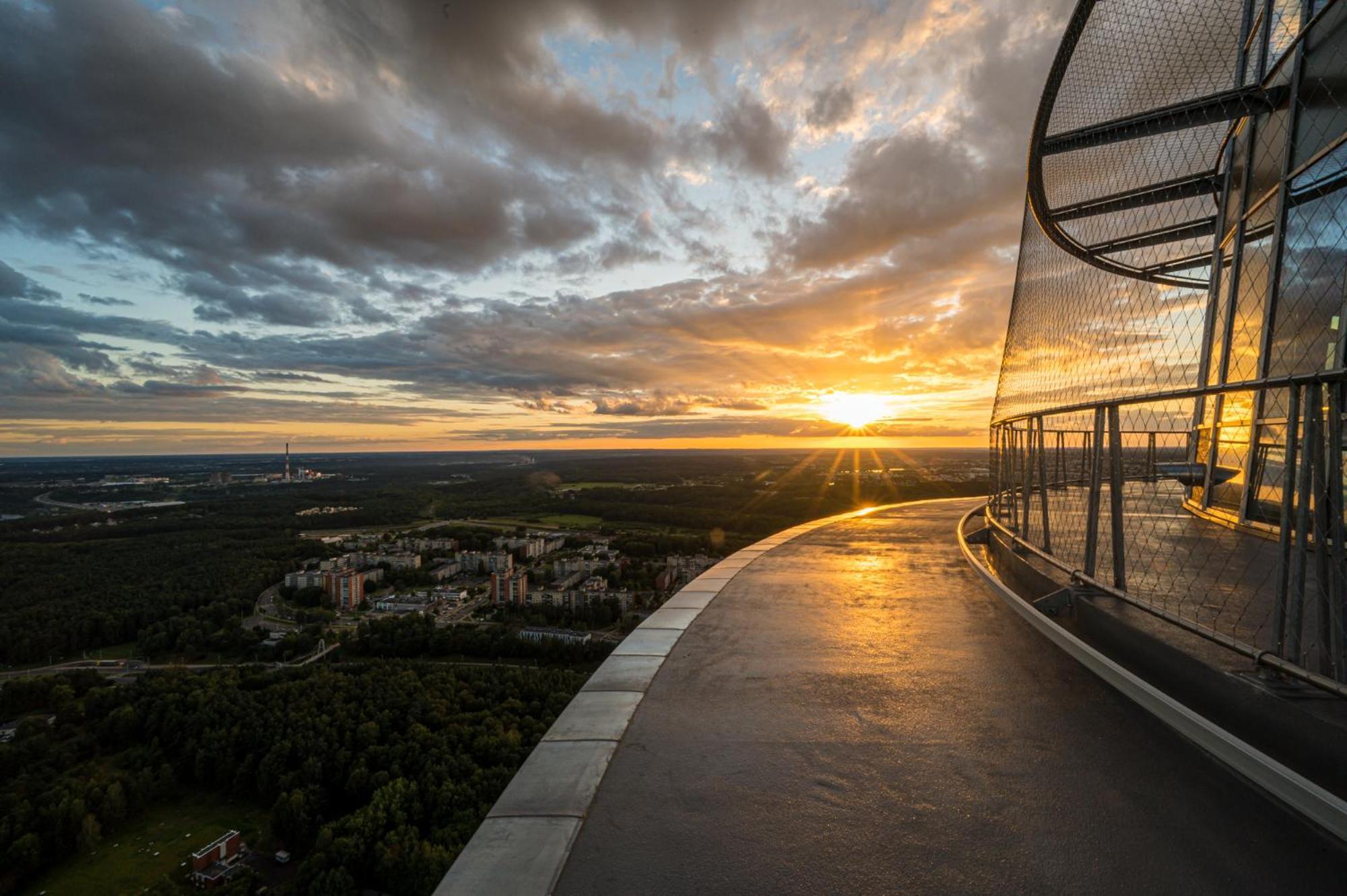 Vilnius Tv Tower Apartments Debesys Εξωτερικό φωτογραφία